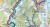 Bieszczady. Rowerem po Bieszczadach 1:65 000. Laminowana mapa turystyczna wydawnictwa ExpressMap. Fragment