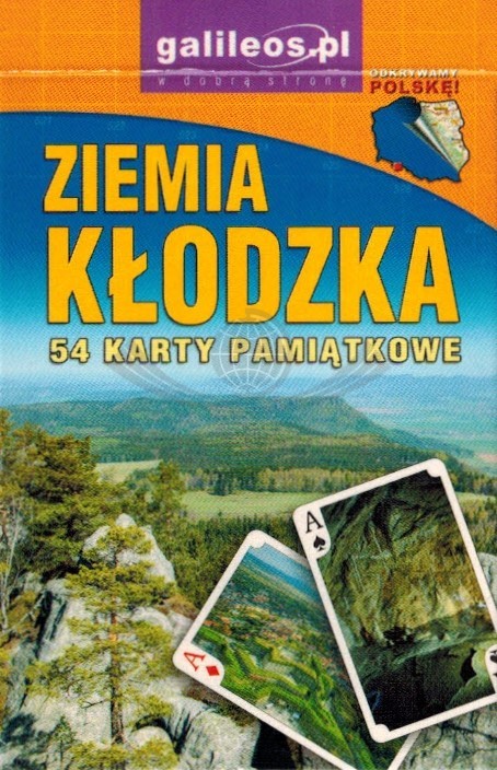 Ziemia Kłodzka. 54 pamiątkowe karty do gry wydawnictwa Galileos
