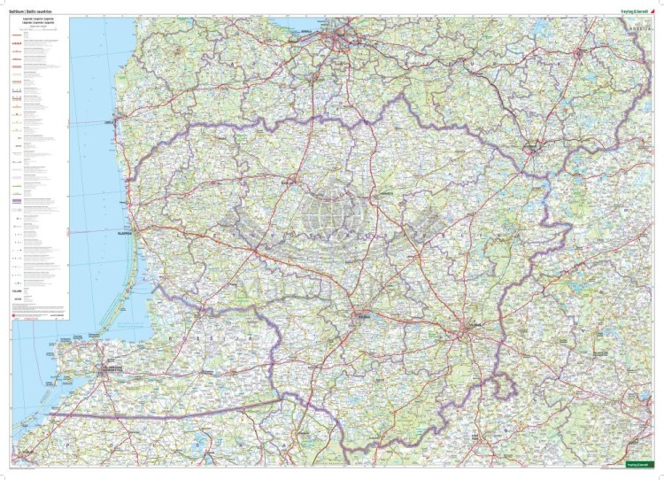 Kraje Bałtyckie 1:400 000. Litwa, Łotwa, Estonia. Mapa samochodowo-turystyczna wydawnictwa Freytag & Berndt. Strona druga