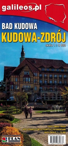 Kudowa-Zdrój. Mapa turystyczna / Plan miasta wydawnictwa Galileos. Okładka