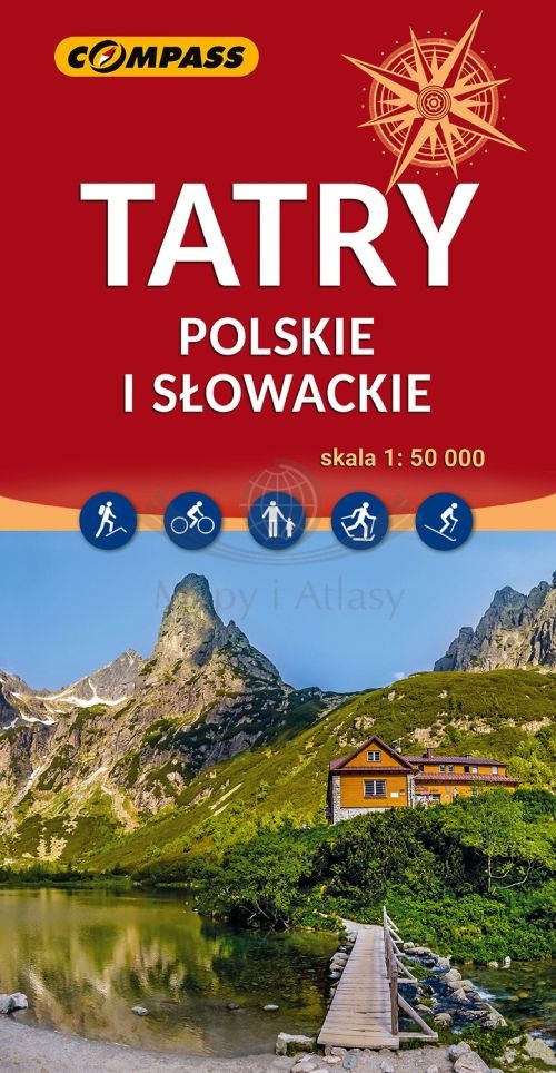 Tatry Polskie i Słowackie 1:50 000. Mapa turystyczna. Wyd. 2025. Compass
