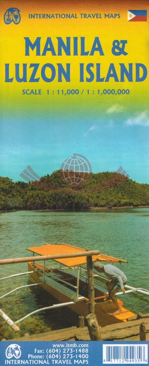Manila i Luzon. Plan miasta / Mapa turystyczna. Wyd. 2025. ITMB
