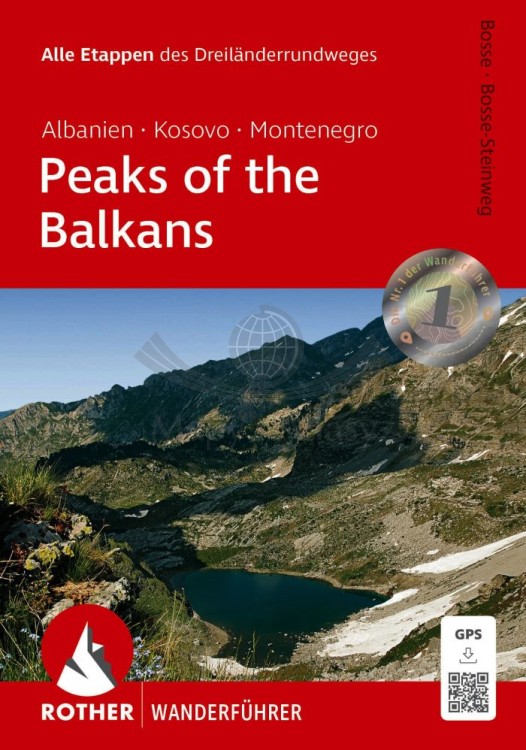 Peaks of the Balkans / Szczyty Bałkanów. Przewodnik wydawnictwa Rother. Okładka
