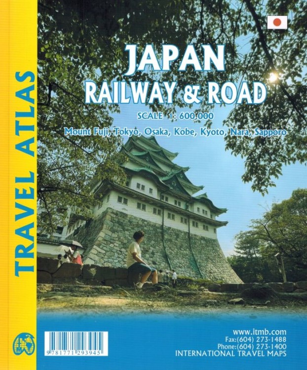 Japonia 1:600 000. Atlas samochodowo-turystyczny wydawnictwa ITMB. Okładka
