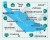 Jezioro Bodeńskie, część wschodnia / Bodensee - Ost. Wodoodporna mapa turystyczna 1b wydawnictwa Kompass. Zasięg