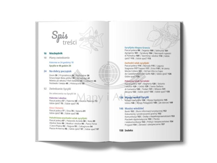 Sycylia. Przewodnik Lajt wydawnictwa Pascal. Spis treści