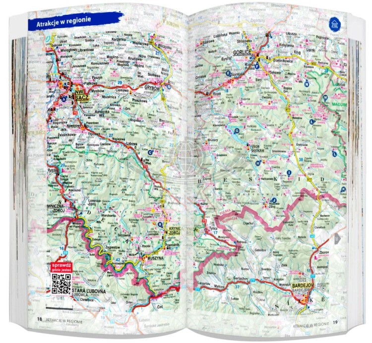 Beskid Niski. Przewodnik light + laminowana mapa wydawnictwa ExpressMap. Przykładowe strony 1