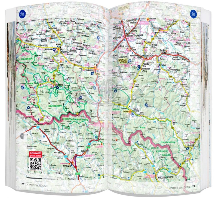 Beskid Niski. Przewodnik light + laminowana mapa wydawnictwa ExpressMap. Przykładowe strony 2