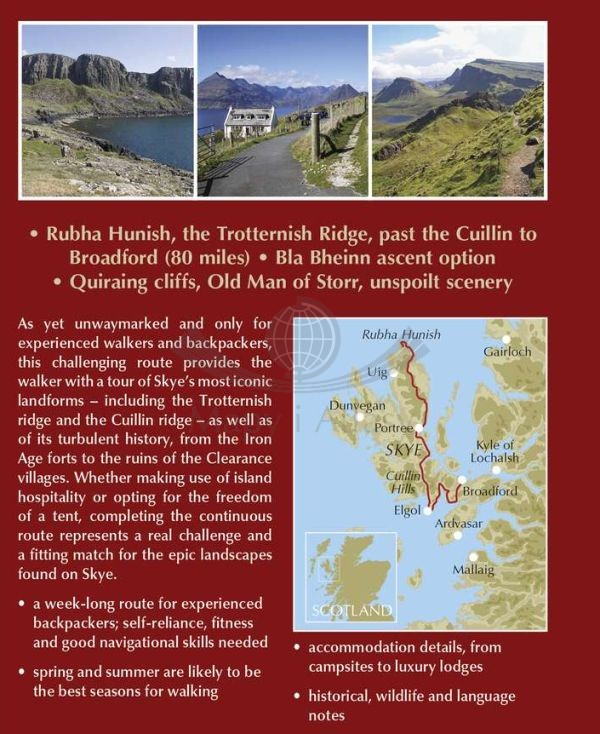 Szkocja. The Skye Trail. Przewodnik turystyczny wydawnictwa Cicerone. Okładka - tył