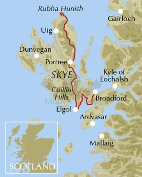 Szkocja. The Skye Trail. Przewodnik turystyczny wydawnictwa Cicerone. Zasięg