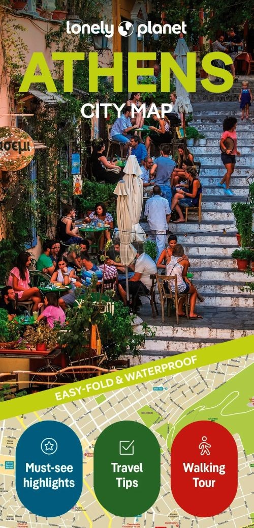 Ateny / Athens. Wodoodporna mapa / Plan miasta. City map. Wyd. 2025. Lonely Planet