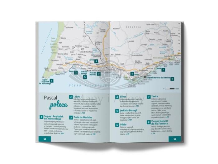 Portugalia - Algarve. Przewodnik Lajt wydawnictwa Pascal.  Przykładowe strony 3