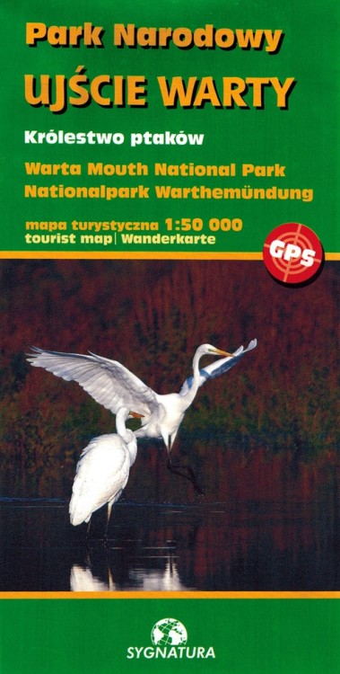 Park Narodowy Ujście Warty 1:50 000. Mapa turystyczna wydawnictwa Sygnatura. Okładka