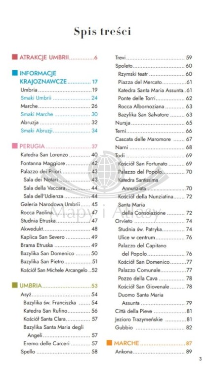 Umbria, Marche, Abruzja. Przewodnik travelbook wydawnictwa Bezdroża. Spis treści 1