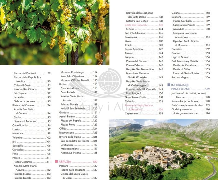 Umbria, Marche, Abruzja. Przewodnik travelbook wydawnictwa Bezdroża. Spis treści  2