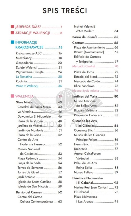 Walencja. Przewodnik Travelbook wydawnictwa Bezdroża. Spis treści 1