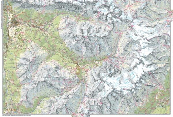 Ortler, Cevedale 1:25 000. Wodoodporna mapa turystyczna 08 wydawnictwa Tabacco. Strona druga