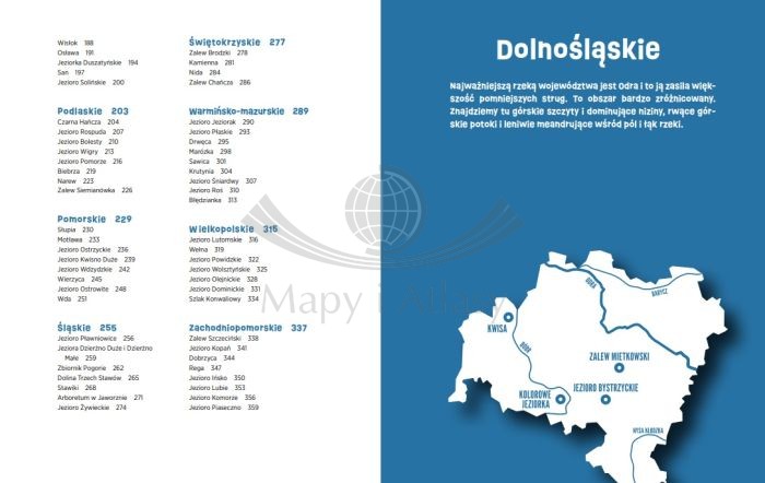 Polska z pomysłem. Rzeki i jeziora. Przewodnik wydawnictwa Bezdroża. Spis treści 2