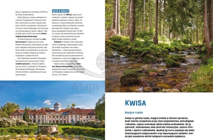 Polska z pomysłem. Rzeki i jeziora. Przewodnik wydawnictwa Bezdroża. Przykładowe strony 1