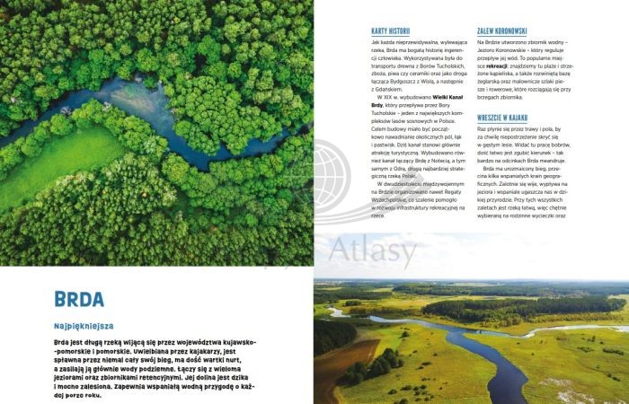 Polska z pomysłem. Rzeki i jeziora. Przewodnik wydawnictwa Bezdroża. Przykładowe strony 3