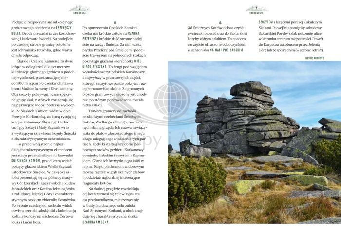 Górskie szlaki. Przyjemność wędrowania w każdym wieku. 50 tras w polskich górach. Przewodnik wydawnictwa Bezdroża. Przykładowe strony 2