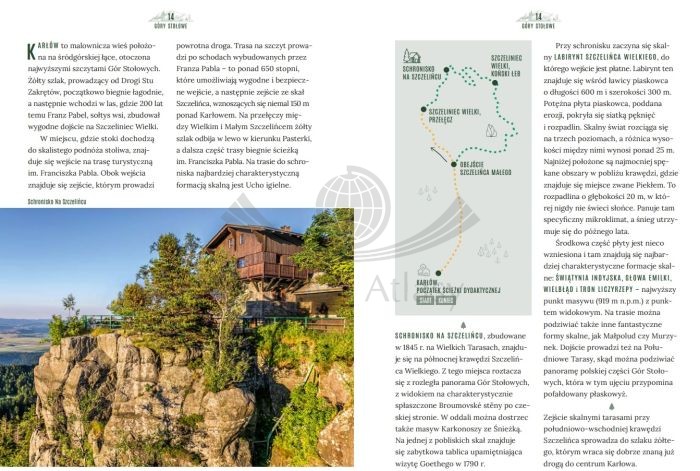 Górskie szlaki. Przyjemność wędrowania w każdym wieku. 50 tras w polskich górach. Przewodnik wydawnictwa Bezdroża. Przykładowe strony 3