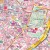 Bruksela 1:10 000. Wodoodporna mapa / Plan miasta wydawnictwa Freytag & Berndt. Fragment