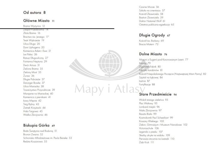 Gdańsk. Nieprzewodnik dla turystów i mieszkańców. Przewodnik. Wyd. 2025. Bezdroża. Spis treści 1