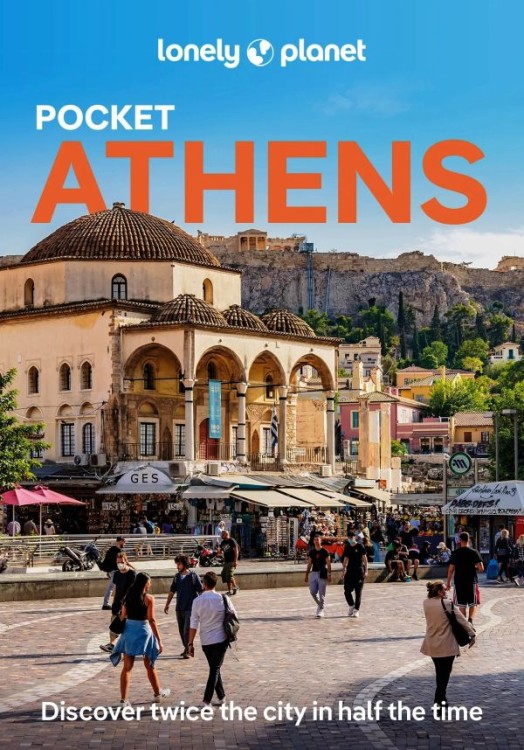 Ateny / Athens. Przewodnik Pocket z mapą wydawnictwa Lonely Planet. Okładka