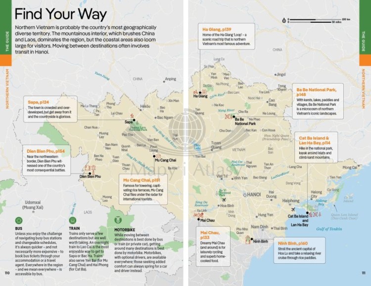 Wietnam / Vietnam. Przewodnik wydawnictwa Lonely Planet. Przykładowe strony 3