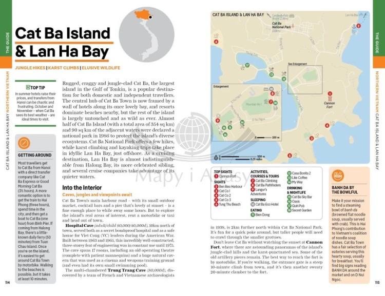 Wietnam / Vietnam. Przewodnik wydawnictwa Lonely Planet. Przykładowe strony 4