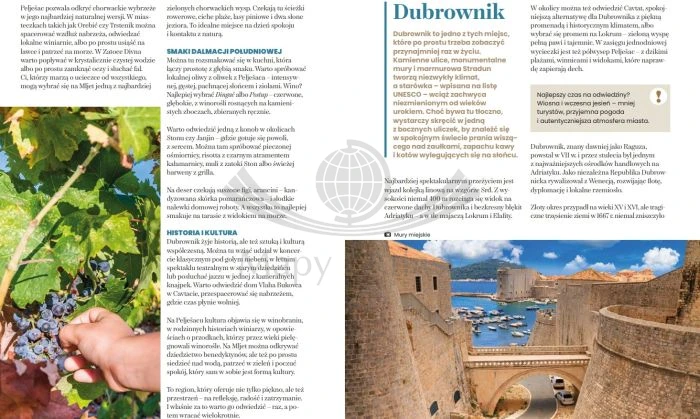 Zakochaj się w Chorwacji. Najpiękniejsze miejsca i ukryte skarby. Przewodnik wydawnictwa Bezdroża. Przykładowe strony 1