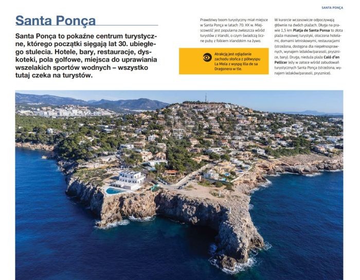 Majorka. Przewodnik travel&style 2025 Bezdroża. Przykładowe strony 1