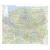 Polska 1:700 000. Naklejka, mapa ścienna administracyjno-drogowa wydawnictwa ArtGlob. Cała mapa