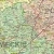 Polska 1:700 000. Naklejka, mapa ścienna administracyjno-drogowa wydawnictwa ArtGlob. Fragment 1