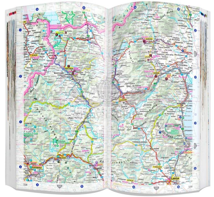 Grecja kontynentalna . Przewodnik z atlasem wydawnictwa ExpressMap. Przykładowe strony 7