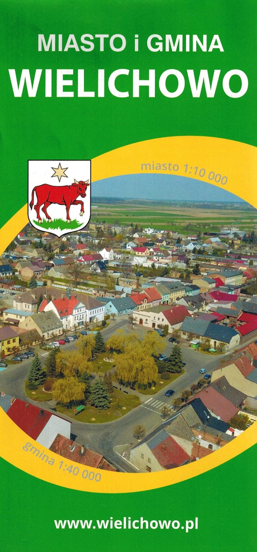 Miasto i gmina Wielichowo 1:10 000 / 1:40 000. Mapa / plan miasta. TopNovum