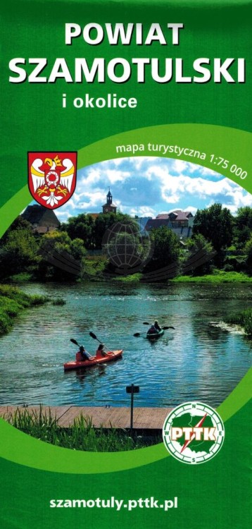 Powiat Szamotulski i okolice. Mapa turystyczna wydawnictwa TopNovum. Okładka