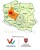 Powiat Szamotulski i okolice. Mapa turystyczna wydawnictwa TopNovum. Zasięg