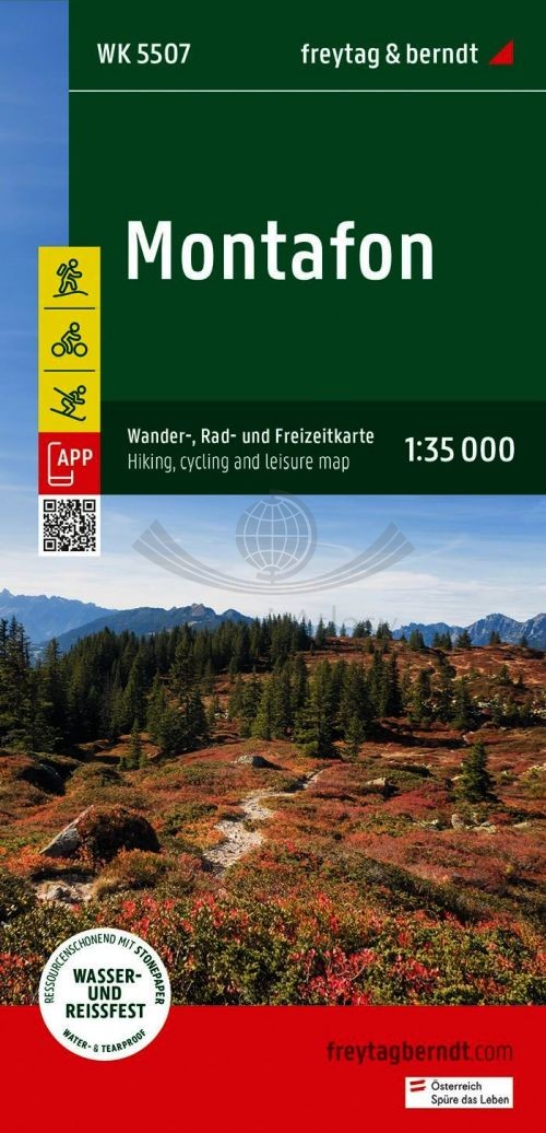 Montafon 1:35 000. Wodoodporna mapa turystyczna WK 5507. Freytag & Berndt