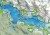 Jezioro Lubie + Drawsko Pomorskie. Mapa turystyczna / plan batymetryczny wydawnictwa Eko-Map. Fragment