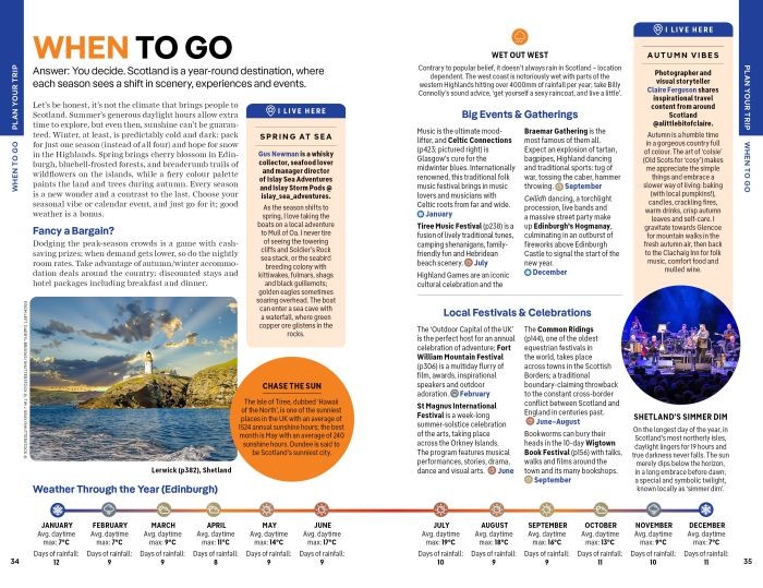 Szkocja. Przewodnik wydawnictwa Lonely Planet. Przykładowe strony 3