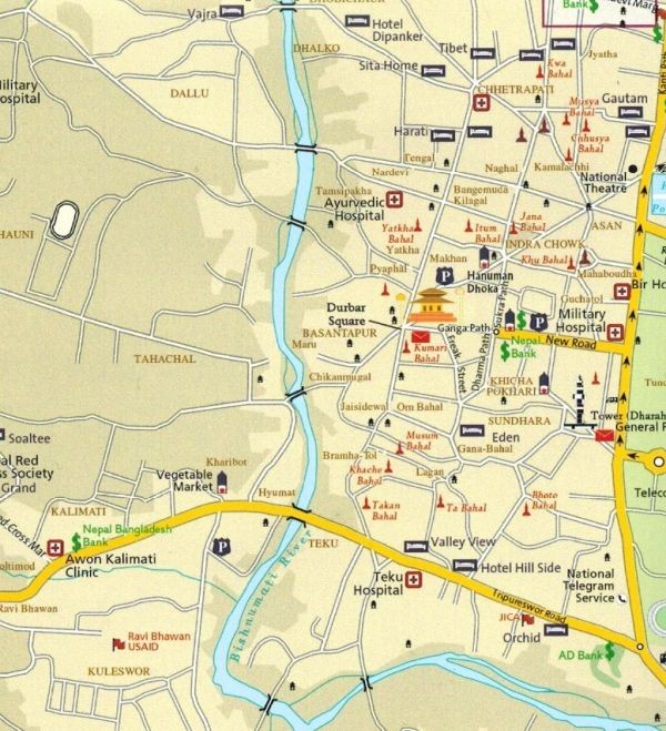 Annapurna 1:135 000. Wodoodporna mapa turystyczna wydawnictwa National Geographic. Fragment 2