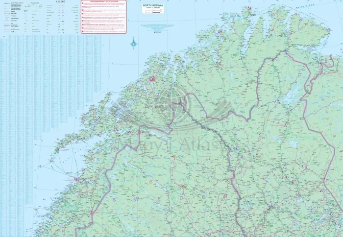 Spitsbergen / Svalbard 1:800 000. Mapa samochodowa wydawnictwa ITMB. Druga strona