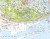 Barcelona 1:12 000. Wodoodporna mapa / Plan miasta wydawnictwa Marco Polo. Fragment