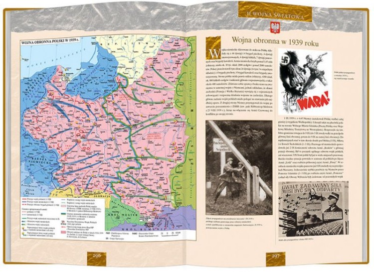 Ilustrowany atlas historii Polski wydawnictwa Demart. Przykładowe strony 2