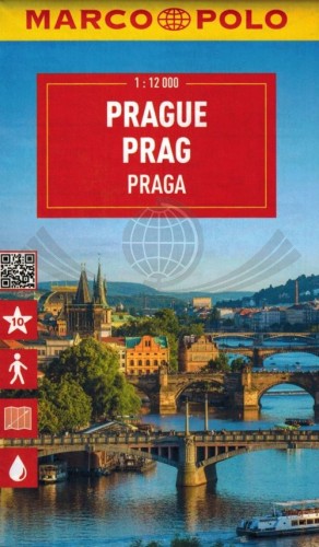 Praga 1:12 000. Wodoodporna mapa kieszonkowa / Plan miasta wydawnictwa Marco Polo. Okładka