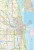 Chicago i Illinois. Wodoodporny plan miasta / mapa samochodowo-turystyczna wydawnictwa ITMB. Druga strona