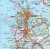 Norwegia południowa 1:325 000. Wodoodporna mapa samochodowo-turystyczna wydawnictwa Marco Polo. Fragment