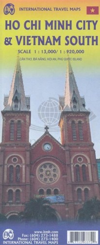 Ho Chi Minh i Wietnam południowy. Plan miasta / Mapa samochodowo-turystyczna wydawnictwa ITMB. Okładka